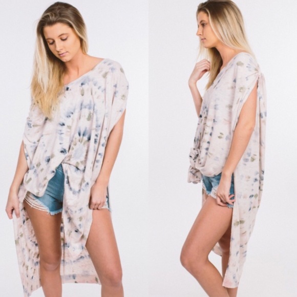 Free People Tops - Free People | Kaleidoscope Maxi Tunic Tie Dye Boho